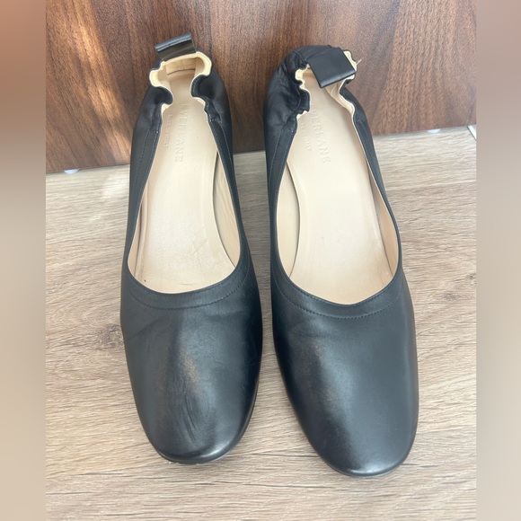 Everlane The Day Heel in Black Leather - Picture 6 of 7